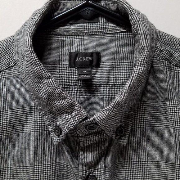 J. Crew Mini Houndstooth Slim Fit Button-Down Shirt - Picture 4 of 14